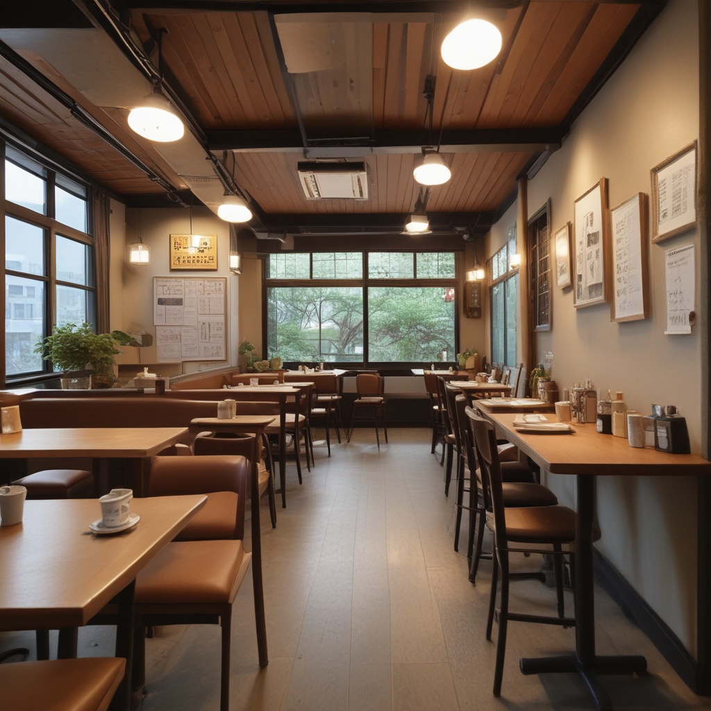 高田馬場カフェの店内